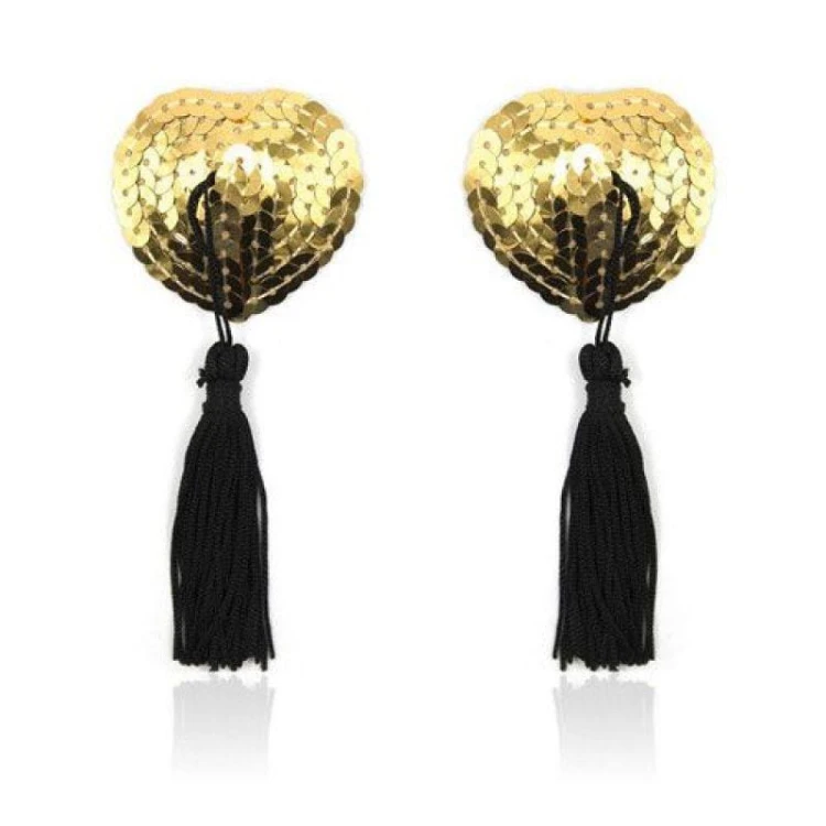 nasutniki Heart shine nipples tassels (oro)