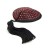nasutniki Heart shine nipples tassels (rosso)