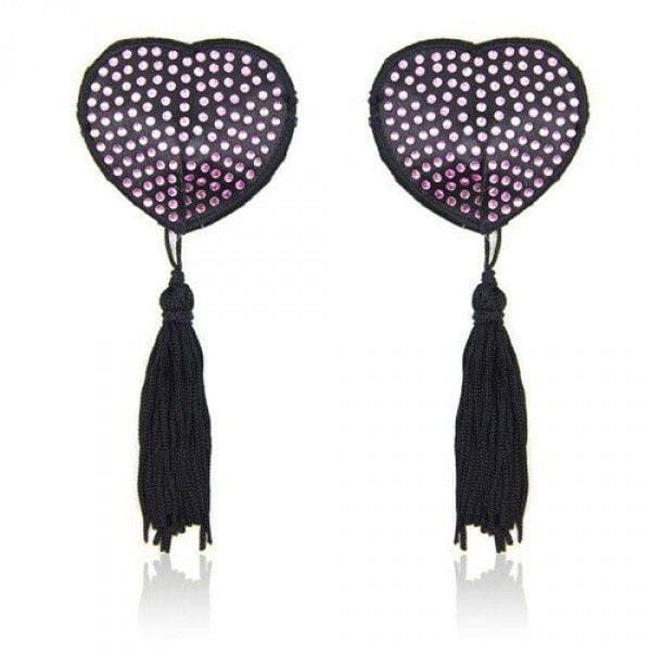 nasutniki Heart shine nipples tassels (rosa)
