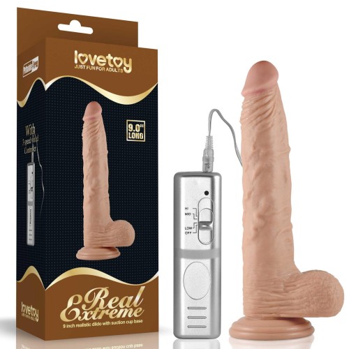 dildo 9'' Real Extreme Vibrating