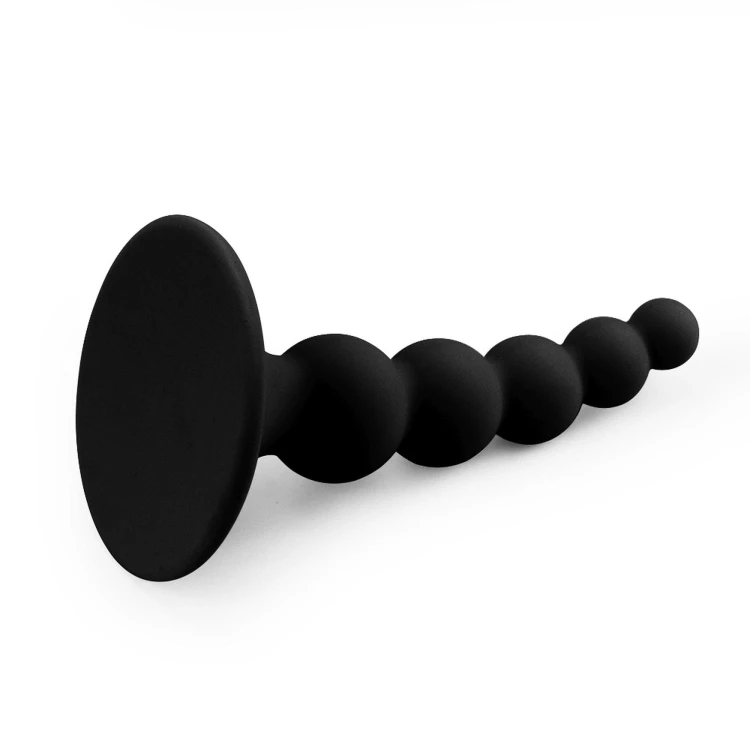 korek analny Lure me Beaded Anal Plug Black