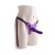 strap-on Cintura regolabile Purple con fallo realistico