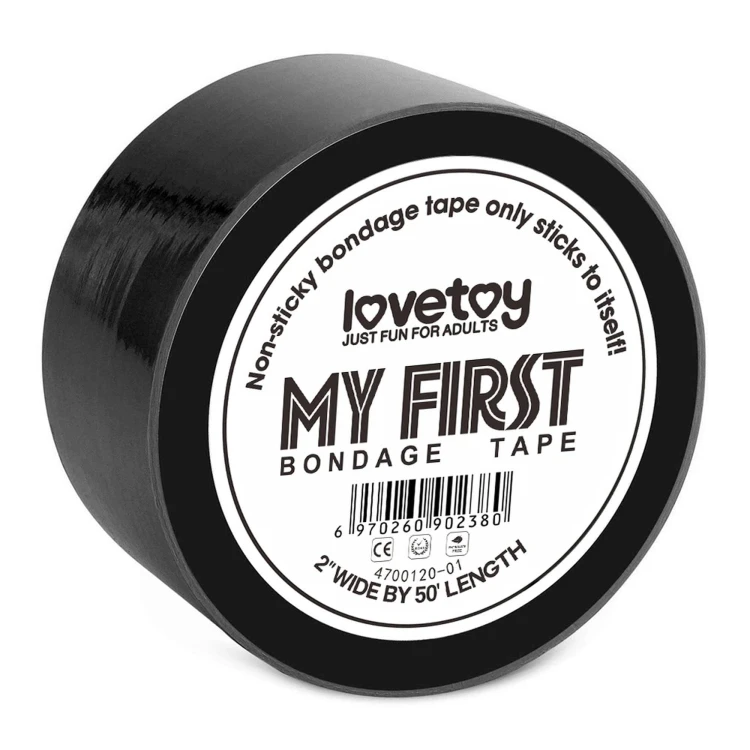 taśma do krępowania My First Non Sticky Bondage Tape Black