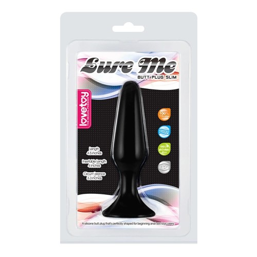 korek analny LURE ME Silicone Anal Plug S