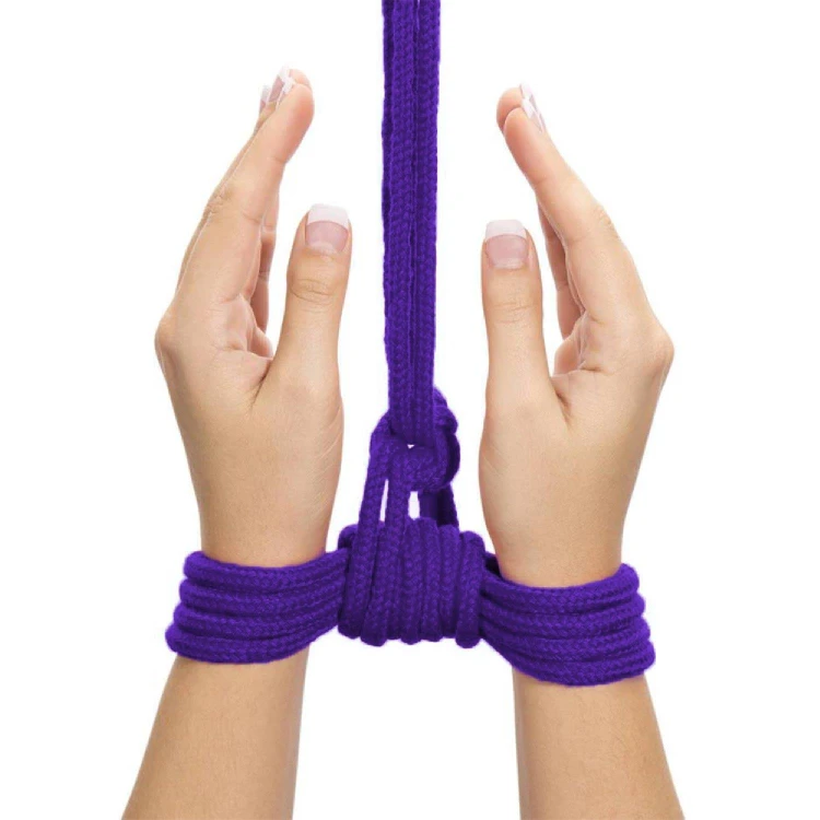 lina do krępowania  Fetish Bondage Rope Purple 10 m