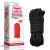 lina do krępowania Fetish Bondage Rope Black 10 m
