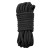 lina do krępowania Fetish Bondage Rope Black 10 m