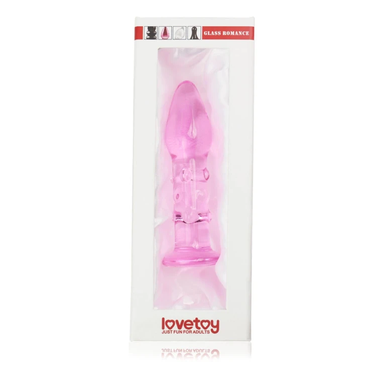 korek analny 5.5" Glass Romance Pink
