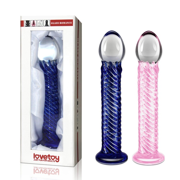 dildo 7.5" Glass Romance Pink