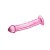dildo 7.5" Glass Romance Pink