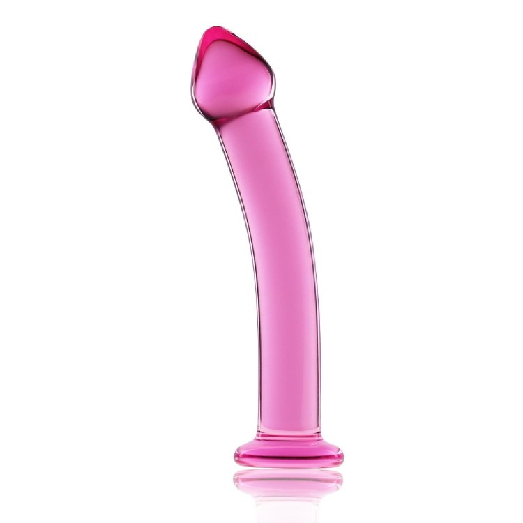 dildo 7.5" Glass Romance Pink