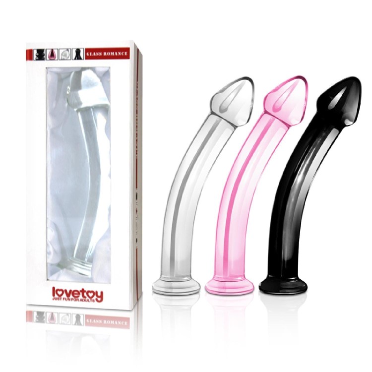 dildo 7.5" Glass Romance Pink