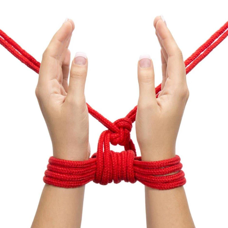 lina do krępowania Fetish Bondage Rope Red 10 m