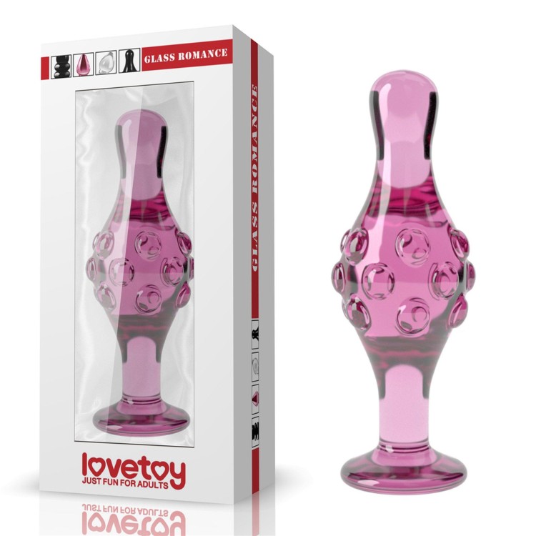 korek analny 4.5"" Glass Romance Pink