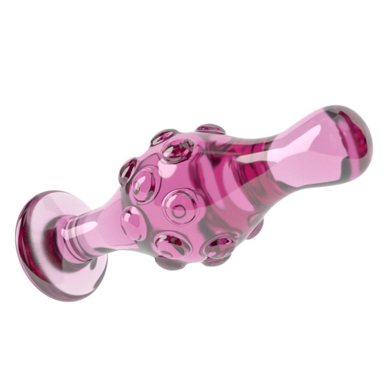 korek analny 4.5"" Glass Romance Pink