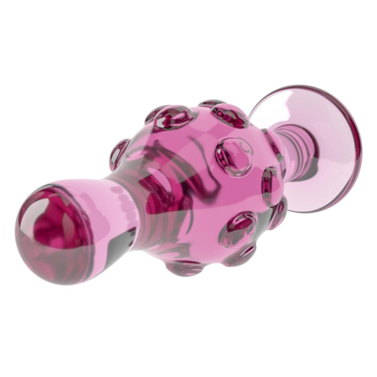 korek analny 4.5"" Glass Romance Pink