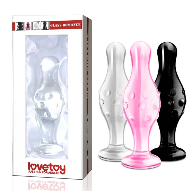 korek analny 4.5"" Glass Romance Pink