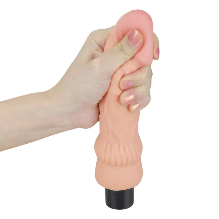 dildo 7.8"" REAL SOFTEE Vibrating