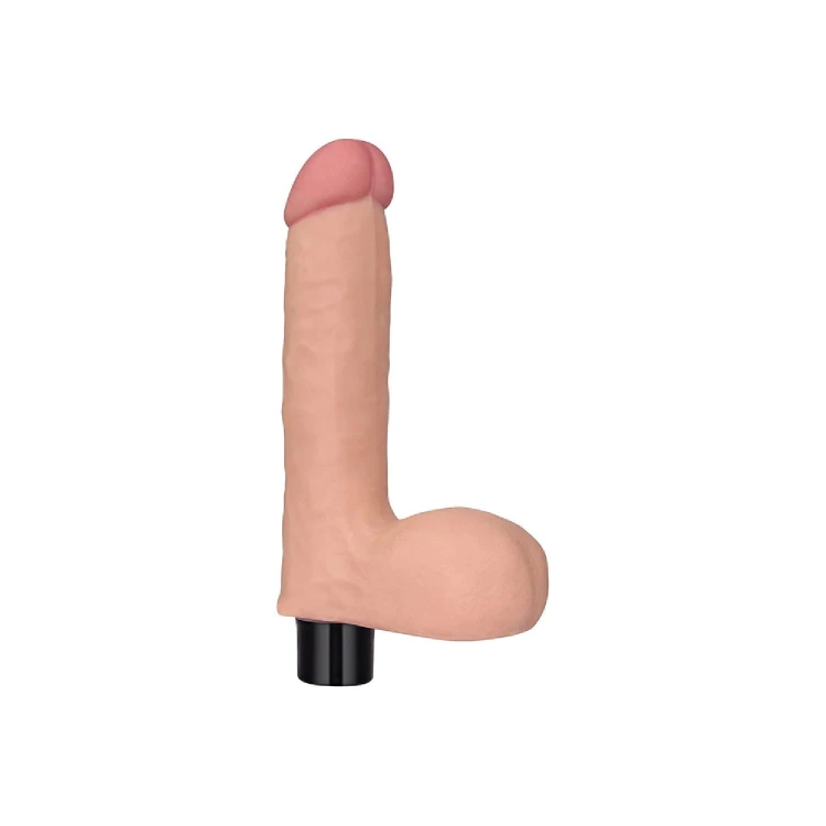 dildo 8"" REAL SOFTEE Vibrating