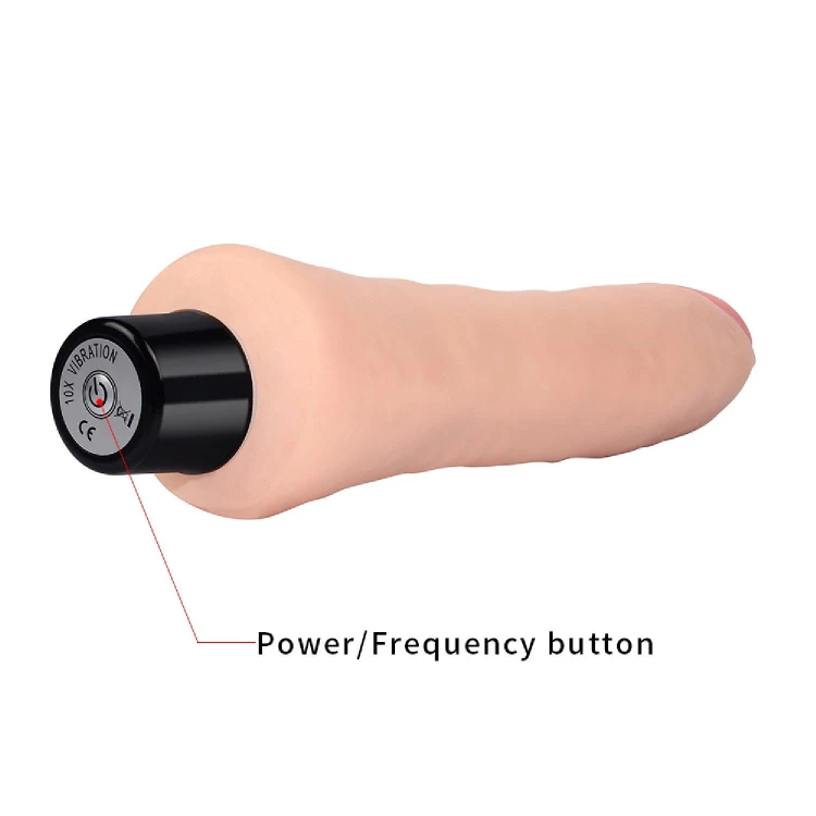 dildo 9"" REAL SOFTEE Vibrating