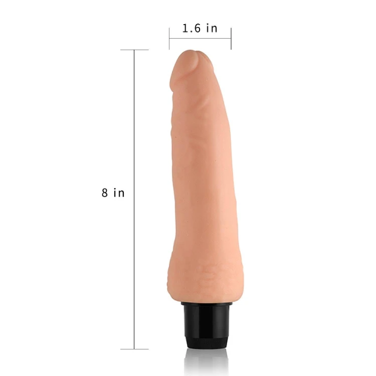 dildo 8'' Xtreme Feel Cyberskin Vibrator