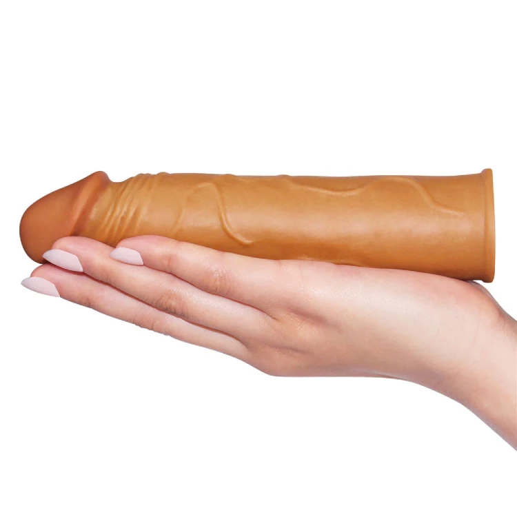 nakładka realistyczna Add 1"" Pleasure X Tender Penis Sleeve Brown
