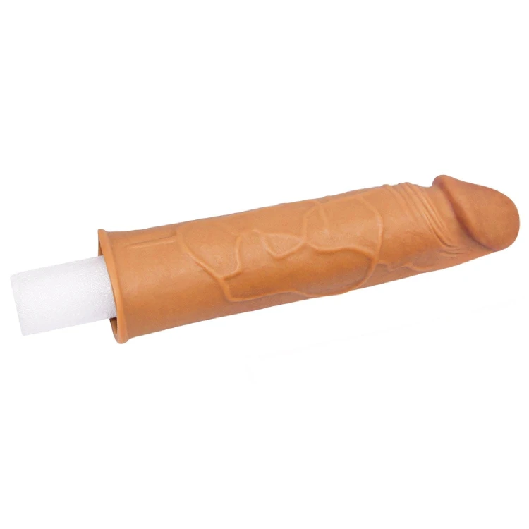 nakładka realistyczna Add 1"" Pleasure X Tender Penis Sleeve Brown