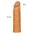 nakładka realistyczna Add 1"" Pleasure X Tender Penis Sleeve Brown