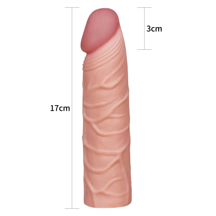 nakładka realistyczna Add 1"" Pleasure X Tender Penis Sleeve Flesh
