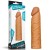 nakładka realistyczna Add 1"" Pleasure X Tender Penis Sleeve Brown