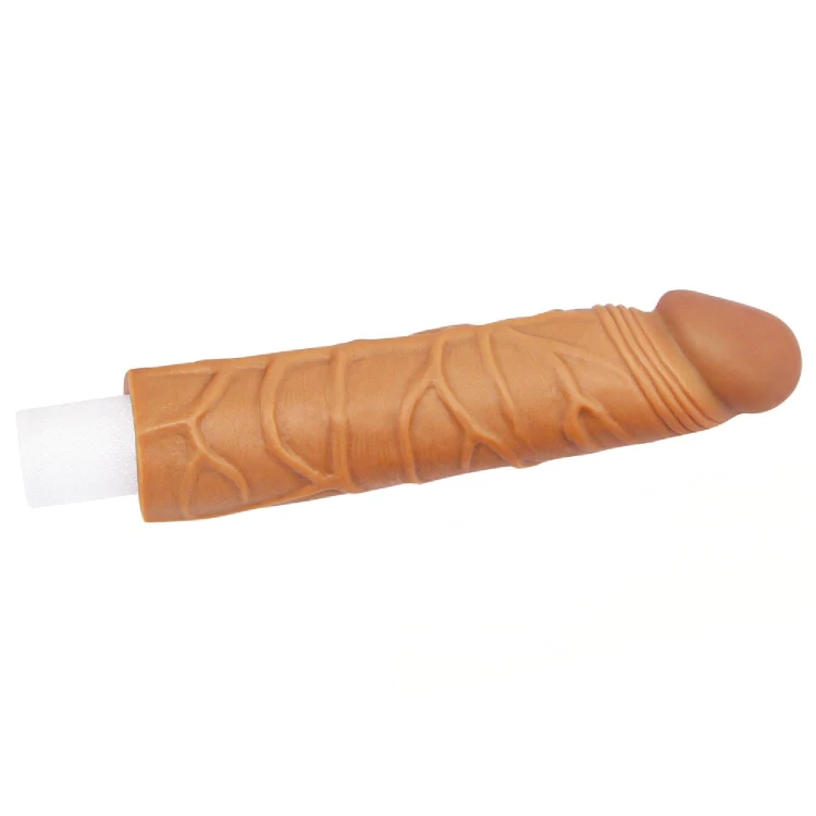 nakładka realistyczna Add 1"" Pleasure X Tender Penis Sleeve Brown