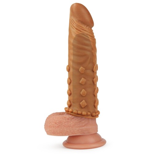 nakładka realistyczna Add 2"" Pleasure X Tender Penis Sleeve Brown