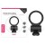 pierścień erekcyjny Power Clit Silicone Cockring Black