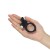 pierścień erekcyjny Power Clit Silicone Cockring Black