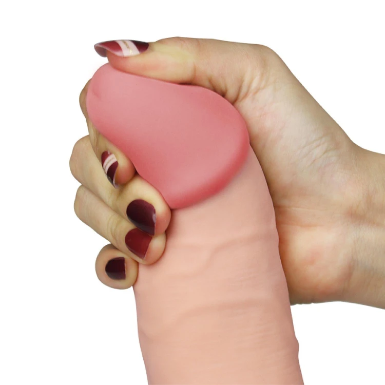 dildo 8.8"" The Ultra Soft Dude Vibrating
