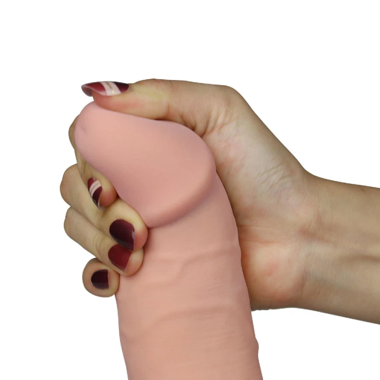 dildo 8.8"" The Ultra Soft Dude Vibrating