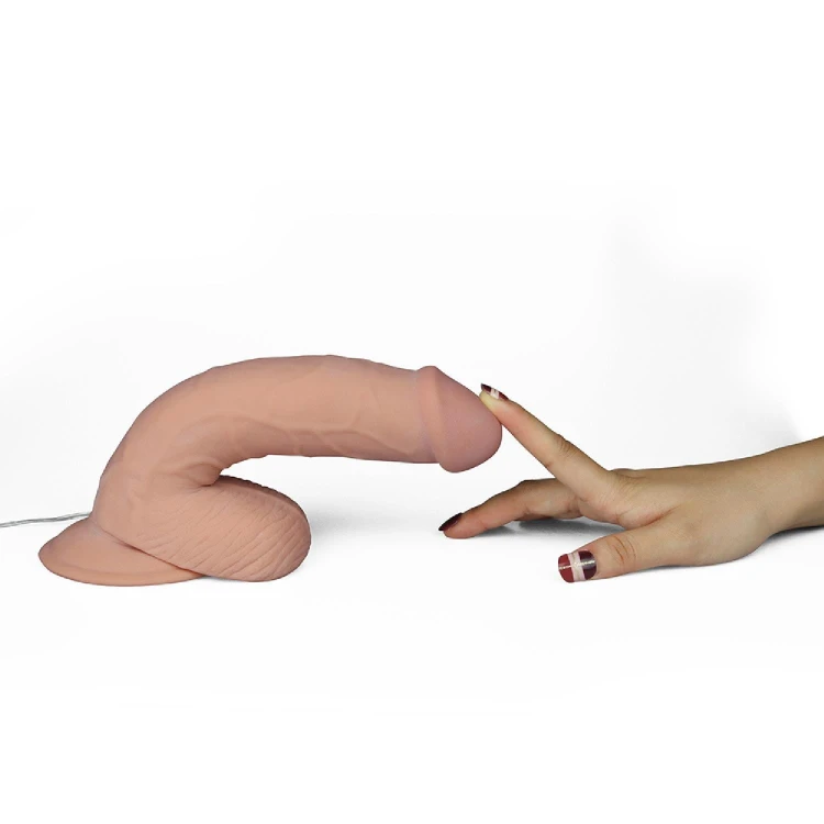 dildo 8.8"" The Ultra Soft Dude Vibrating