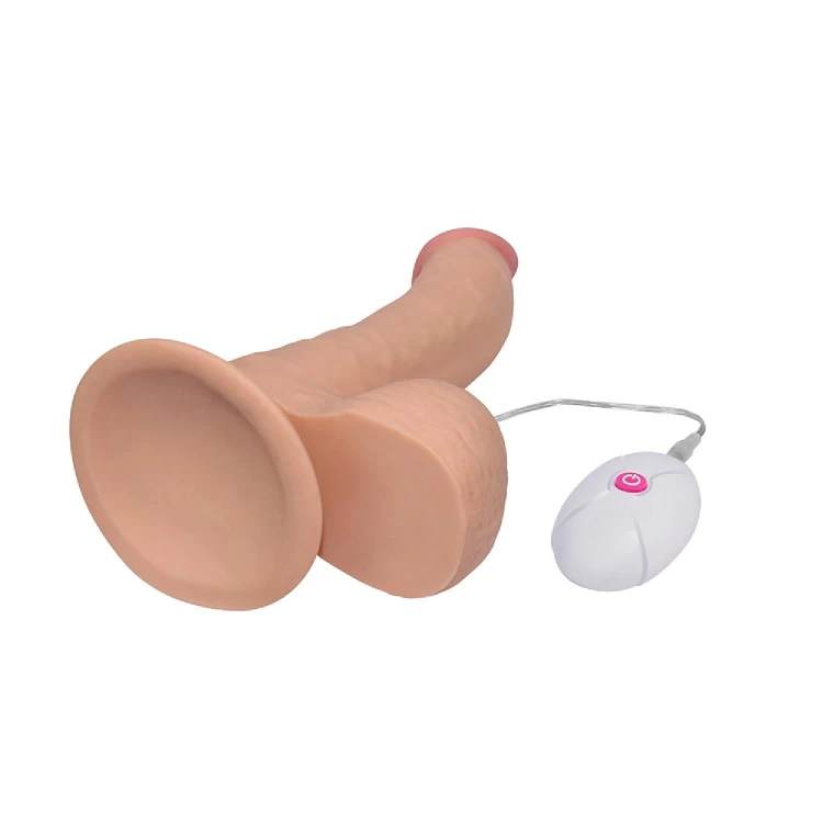 dildo 8.8"" The Ultra Soft Dude Vibrating