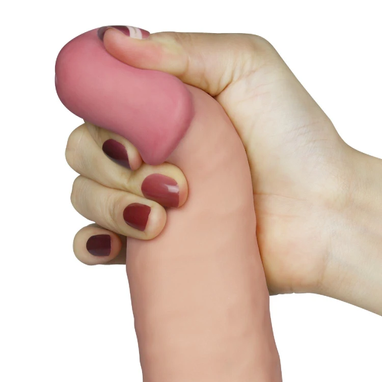dildo 8.8"" The Ultra Soft Dude Vibrating