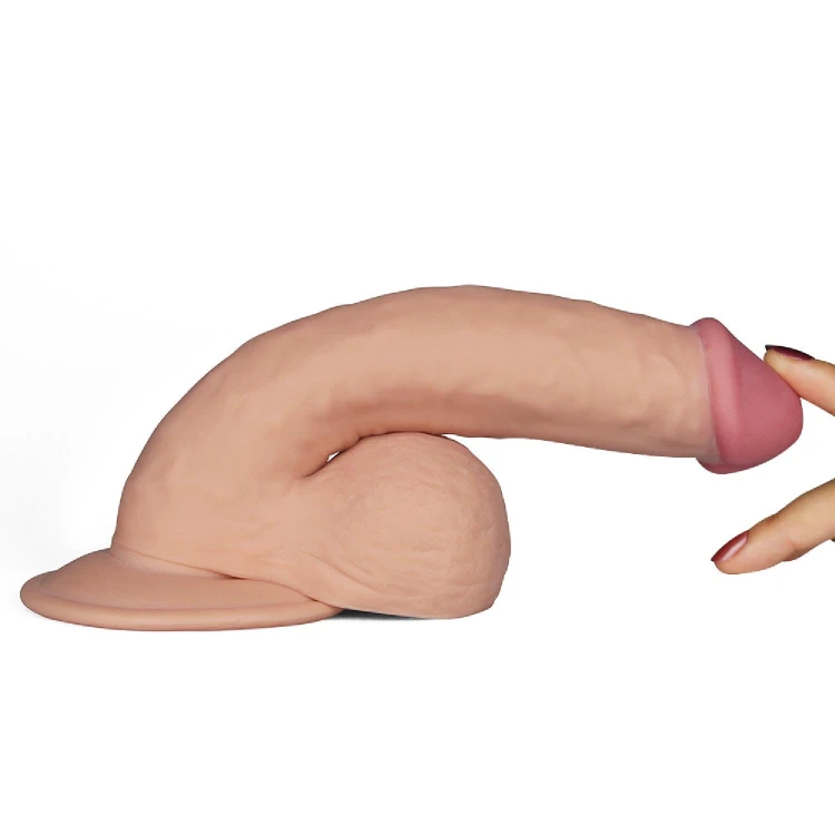 dildo 8.8"" The Ultra Soft Dude Vibrating