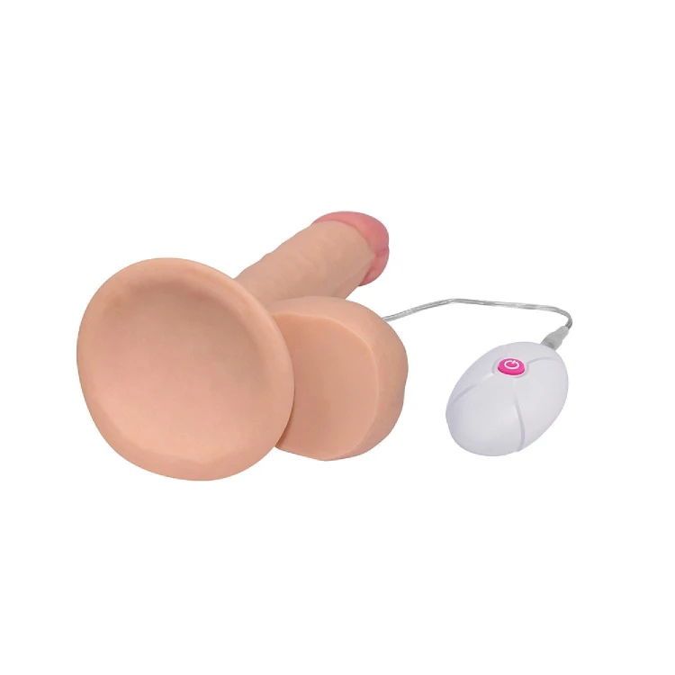 dildo 7.5"" The Ultra Soft Dude Vibrating