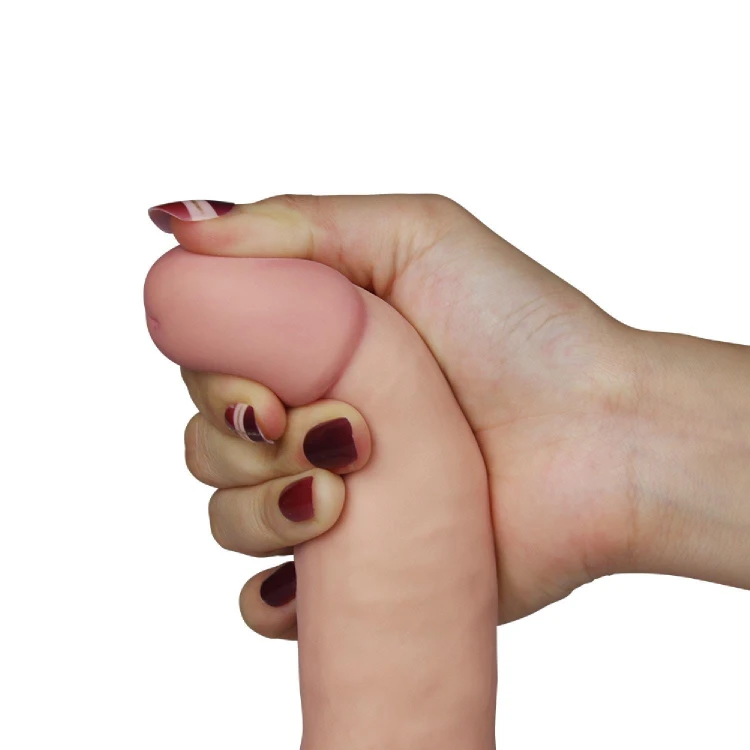 dildo 7.5"" The Ultra Soft Dude Vibrating