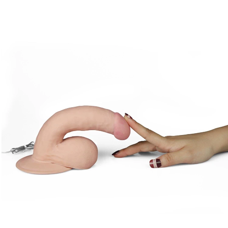 dildo 7.5"" The Ultra Soft Dude Vibrating