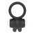 pierścień erekcyjny Power Clit Silicone Cockring Black
