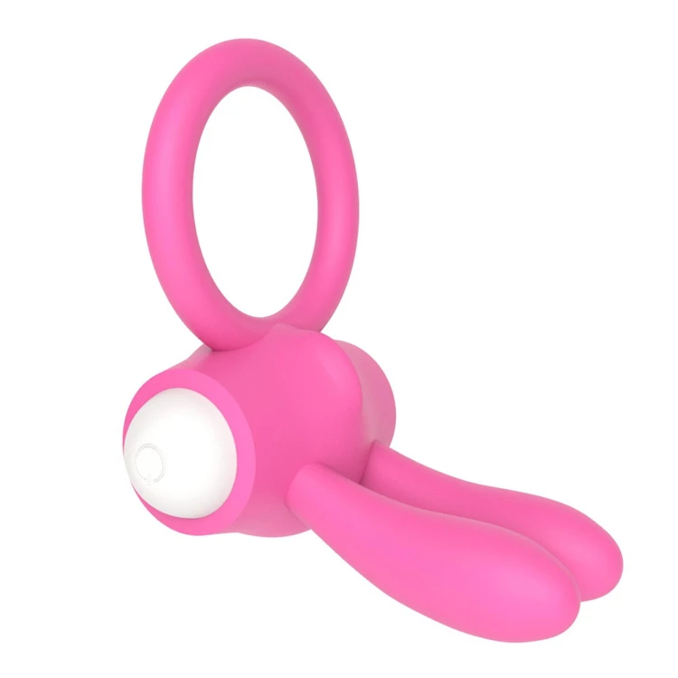 pierścień erekcyjny Power Clit Silicone Cockring Pink