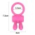pierścień erekcyjny Power Clit Silicone Cockring Pink