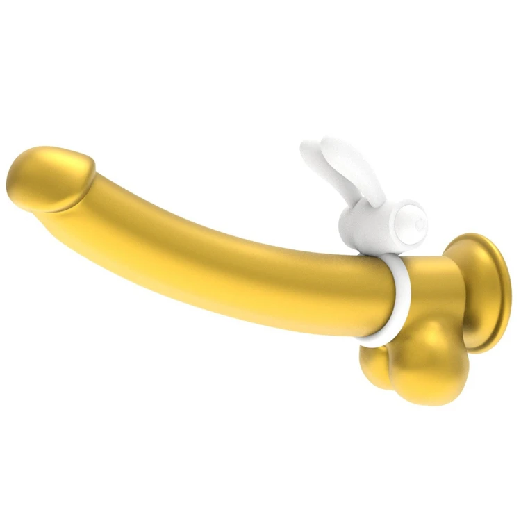 pierścień erekcyjny Power Clit Silicone Cockring White