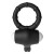 pierścień erekcyjny Power Clit Silicone Cockring Black
