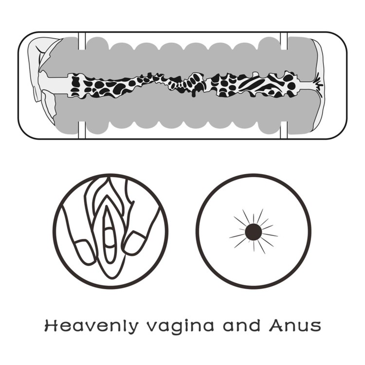 masturbator Virgin-Skin Blowout Stroker Vagina and Anus