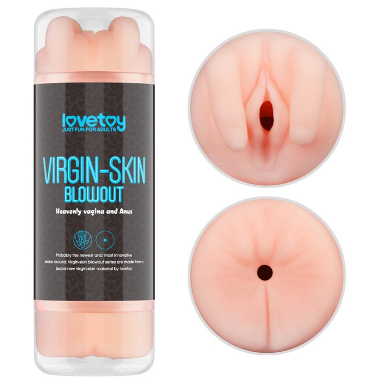 masturbator Virgin-Skin Blowout Stroker Vagina and Anus